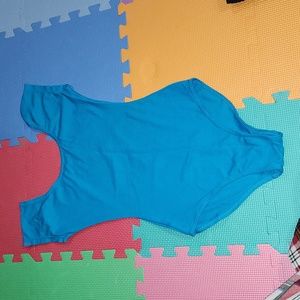 Berkshire blue leotard, size large,  like new